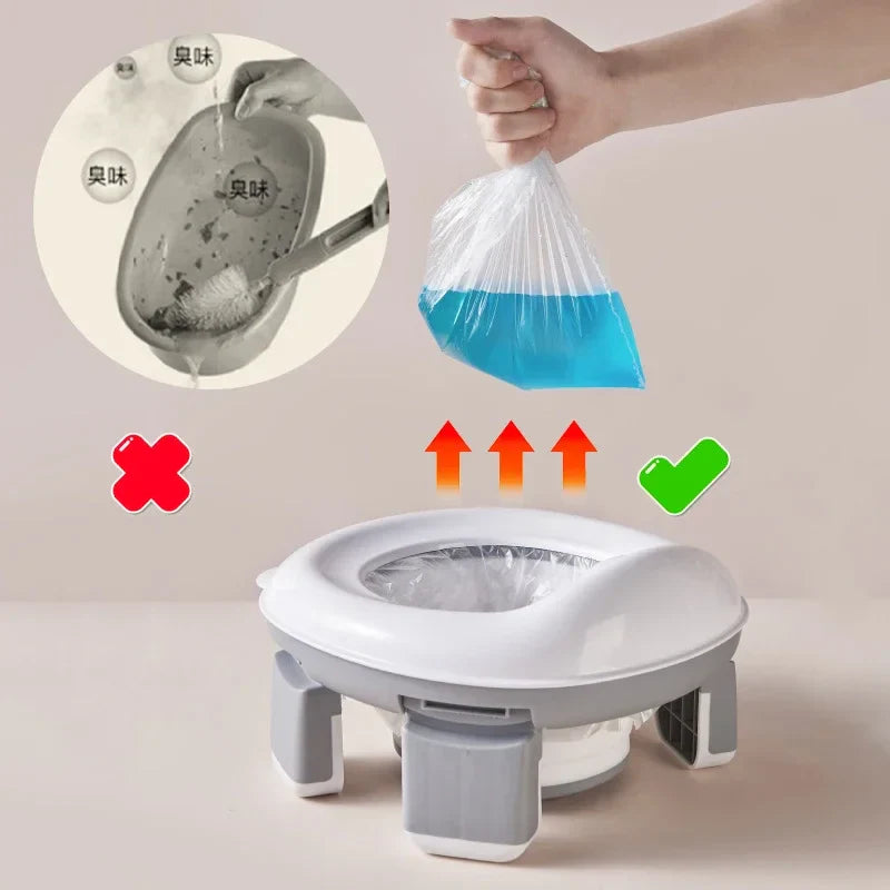 Asiento Portátil de Baño para Niños